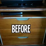 Before Wood Dresser Refinish